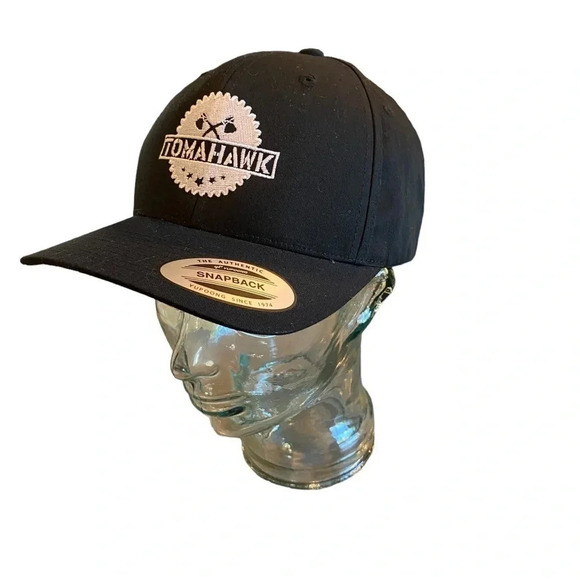 snapback black tomahawk baseball hat - Picture 5 of 11